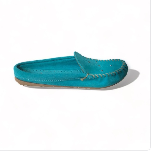 Minnetonka Suede Leather Mules - Picture 1 of 3